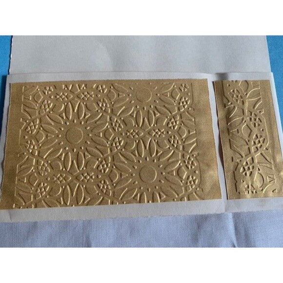 Anna Griffin Olivia Lace Embossing Folder w/ Border set - Picture 2 of 2